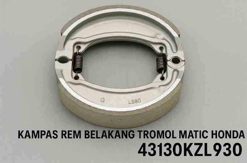 Kampas Rem Belakang Tromol Matic Honda 43130KZL930