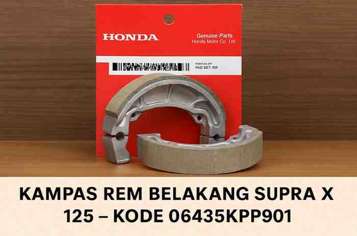 Kampas Rem Belakang Supra X 125